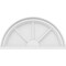 Ekena Millwork Half Round 3 Spoke Architectural Grade PVC Pediment, 24"W x 12"H x 2"P PEDPS024X120HRO03 - alternate 5